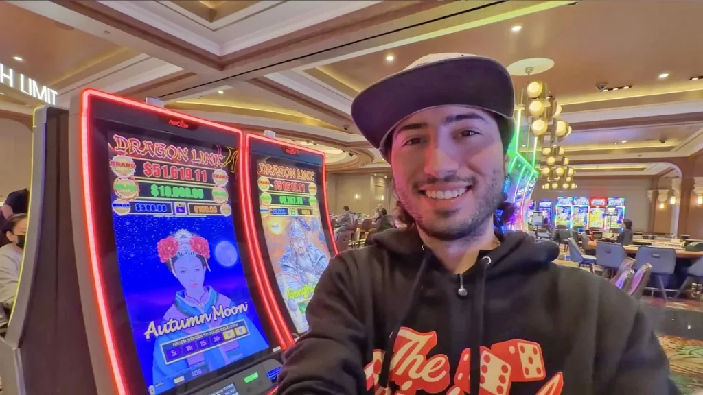 Mesa de bacará en vivo con cartas y fichas en un casino online en 2026